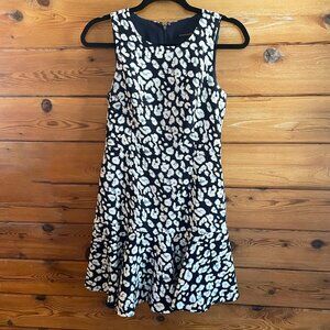 Banana Republic sz 0 Blue Flowered Sleeveless Dress